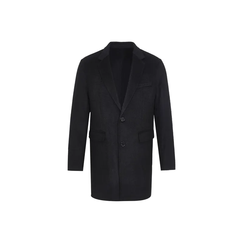 ANDREW MACKENZIE Coats Men Black-0