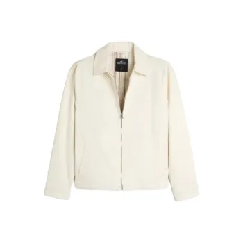 Hollister Jackets Coats Men's Frosted White