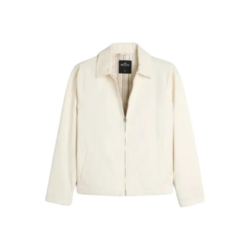 Hollister Jackets Coats Men's Frosted White-0