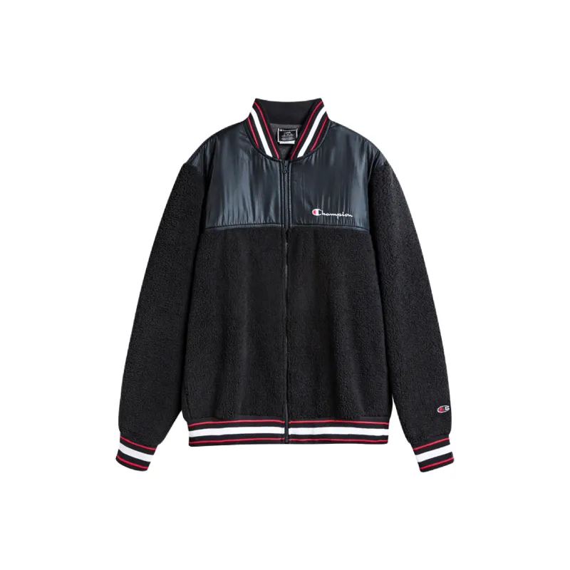 Champion Jacket US Version Unisex Black-0