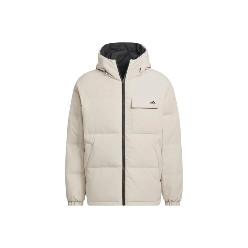Adidas Reversible Down Jacket Down Jacket Men's Beige-0