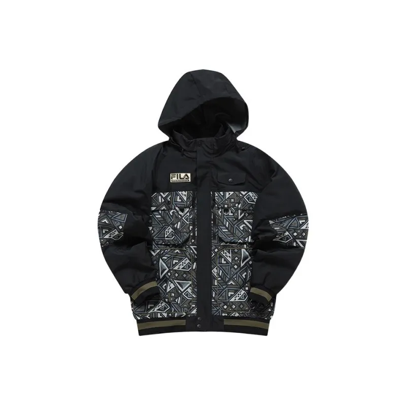 FILA FUSION FIRST DOWN X FREAK'S STORE Puffer Jacket Men's Black-0