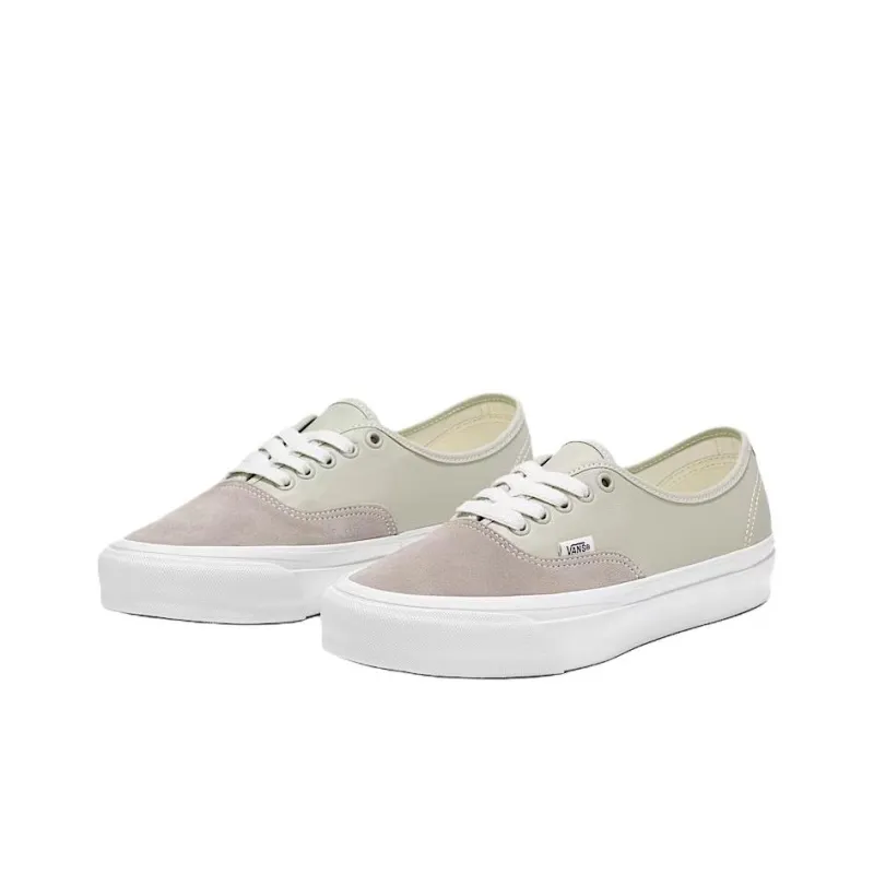 Vans Premium Authentic Anti Slip Wear Resistant Low Top Skateboard Shoes Unisex Gray-1