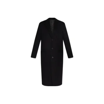 VERSACE Coats Men Black