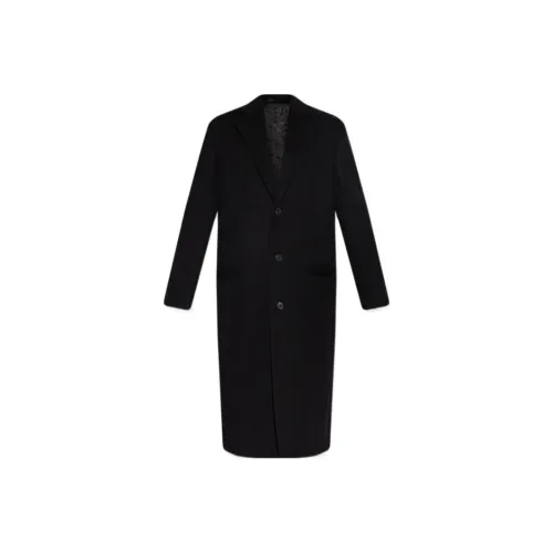 VERSACE Coats Men Black