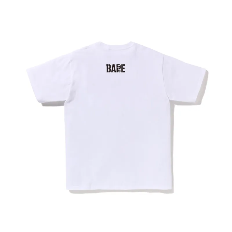 A BATHING APE ® Camouflage graphic T shirt-9