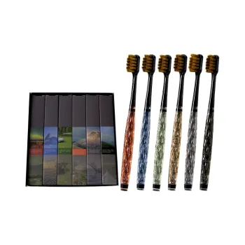 DOLEK Premium Crystal Luxury Soft Bristle Toothbrush For Adults, Independent Packaging, Couple Set, Home Use Gift Box