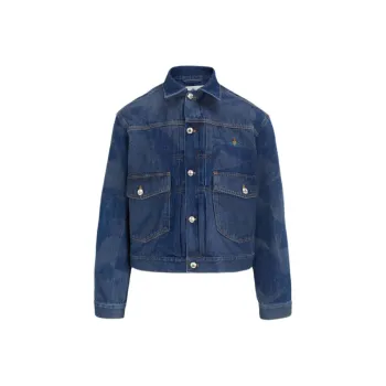 Vivienne Westwood Crinkled effect Denim Jacket