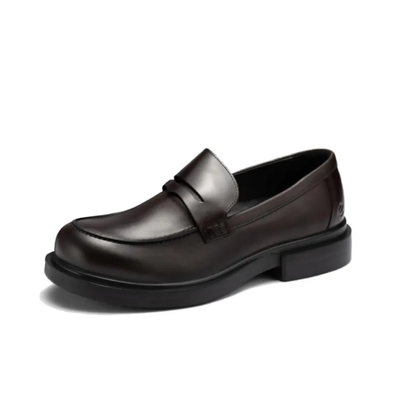 Ecco Urban Seoul Collection Loafers 4CM Men's Cocoa Brown-1