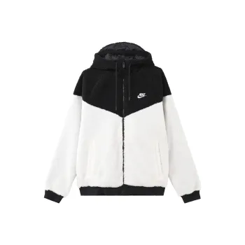 Nike Velvet Jackets Men Ecru
