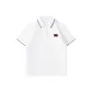 [Ice Silk Antibacterial]White (Tf Black Red Warrior Chest Logo)