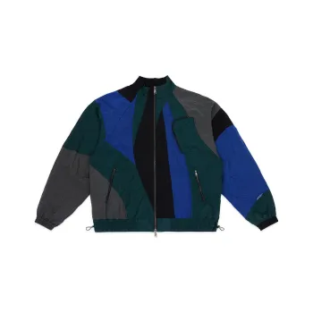 ADER ERROR Abstract pattern Print Bomber Jacket