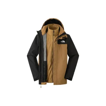 THE NORTH FACE City Outdoor Collection Waterproof And Windproof Windbreaker Jacket Men's Brown