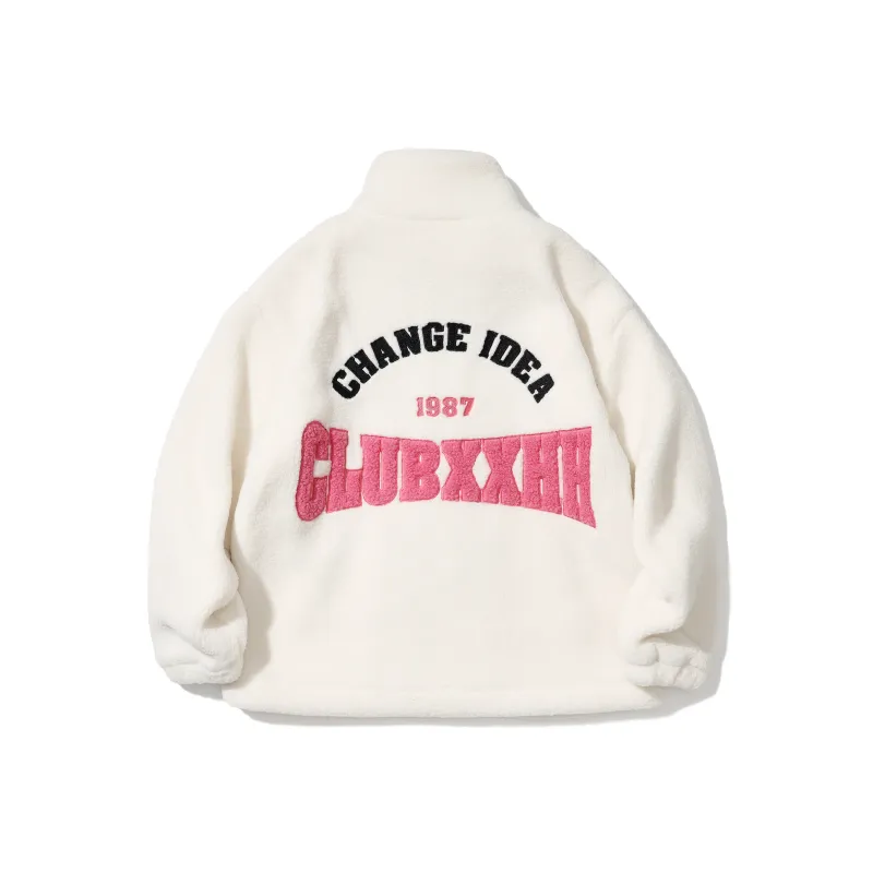 Clubxxhh Velvet Jackets Unisex White-0