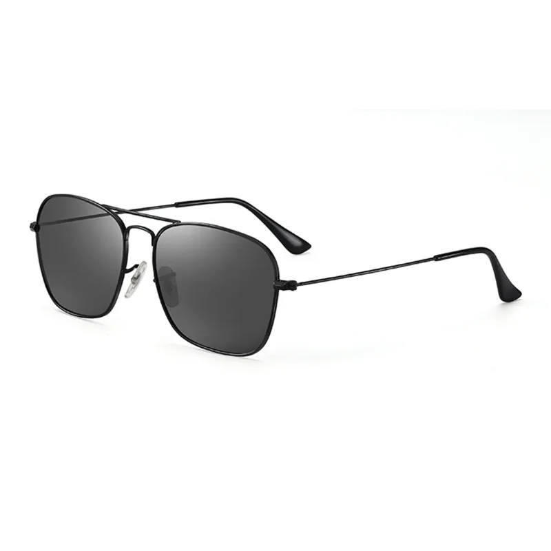 Wood Premium Alloy Square Sunglasses Men's-6