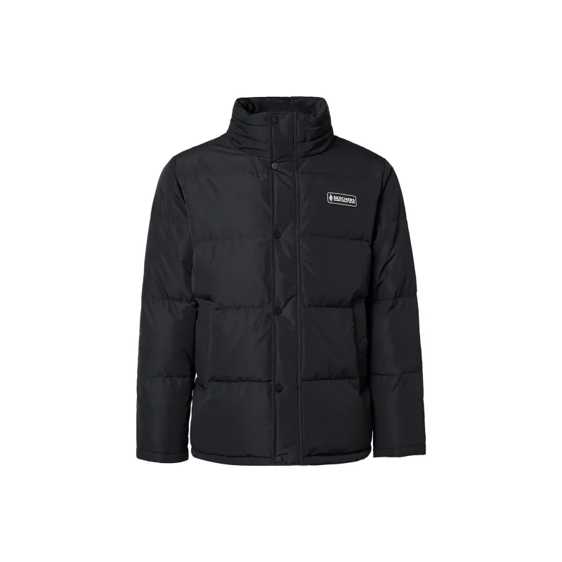 Skechers Down Jacket Men's Pitch Black-0
