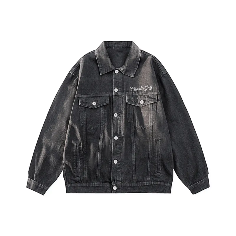 CHARLIE GOLF Denim Jacket Unisex-2