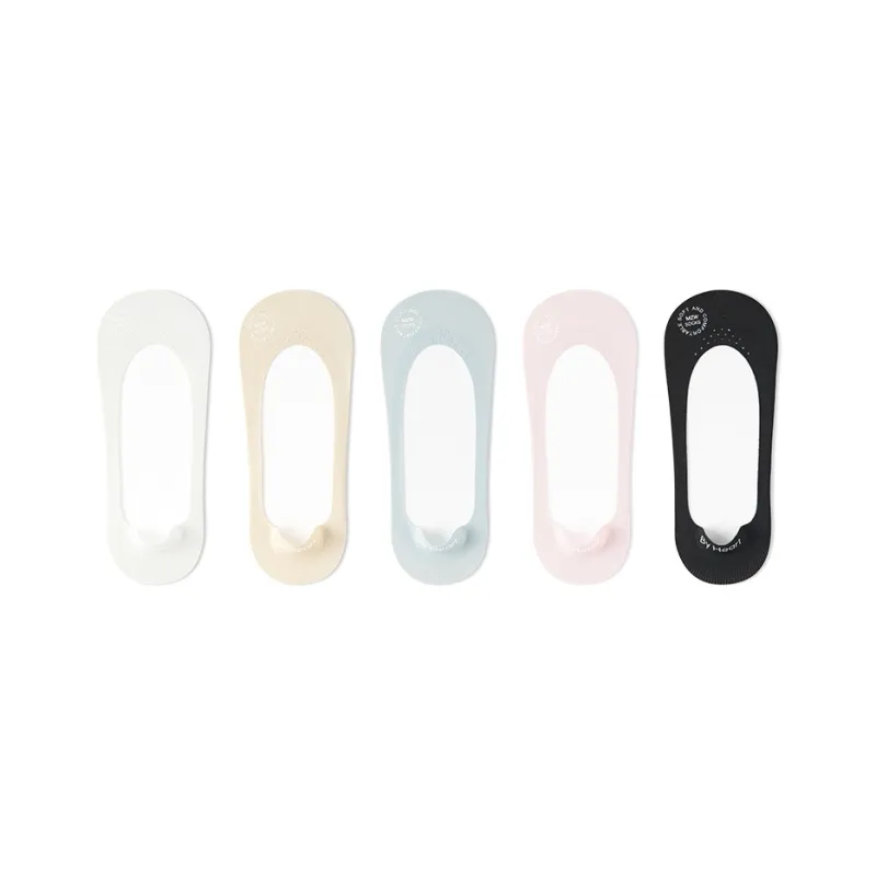 B&C.Room No Show Socks Women's 5 Pack-15