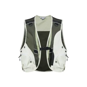 URBAN REVIVO Vests Men Cool Gray