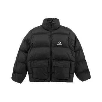 Converse PATCH POCKET Puffer Jacket Men's Black