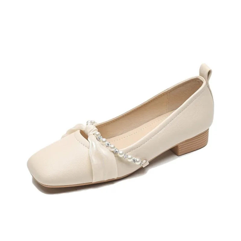 City Camel Casual Single Shoes Women's Apricot-0