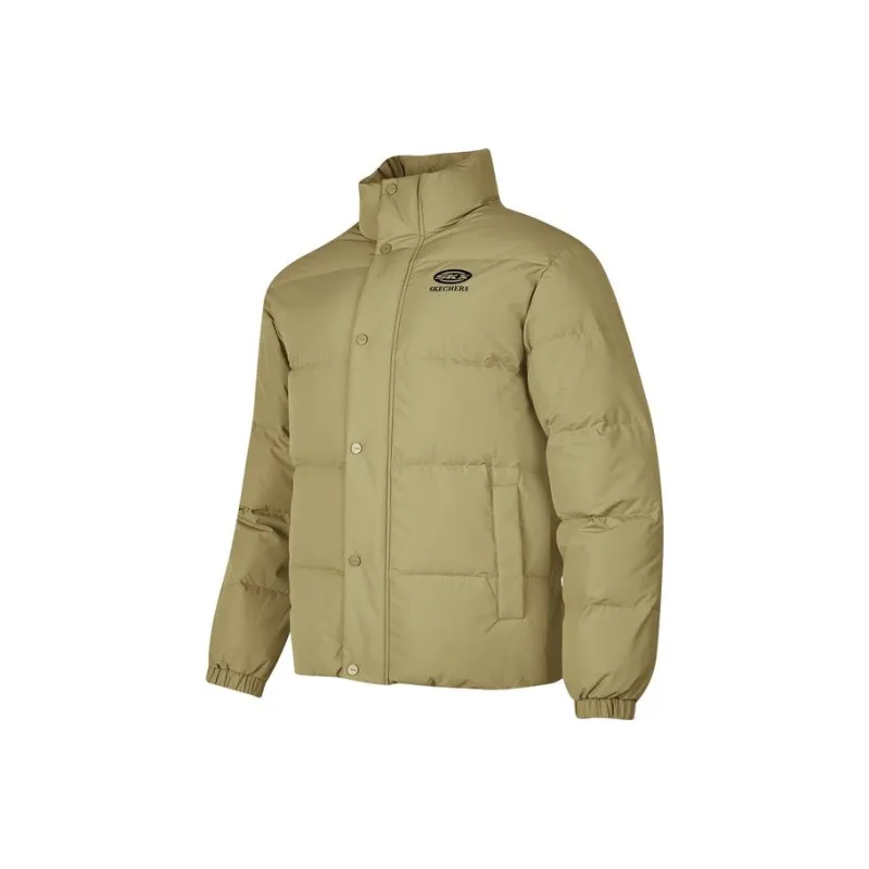 Skechers Sports Life Collection Down Jacket Unisex Kelp Umber-0