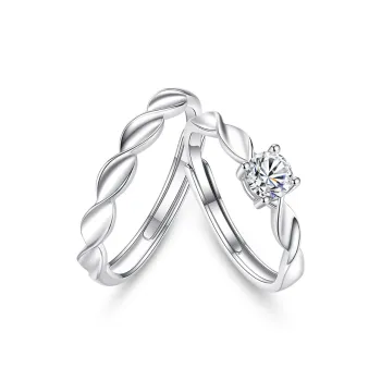 CHINA GOLD Natural Topaz Rings Unisex