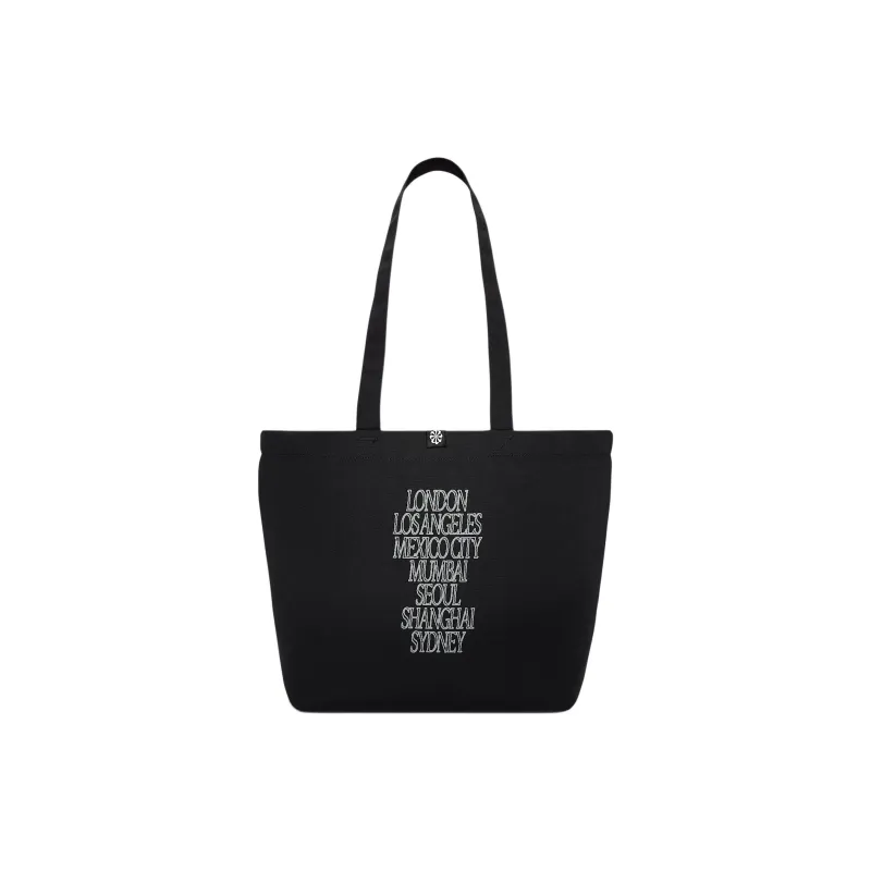 Nike Heritage Polyester Tote Bag, Shopping Bag, Shoulder Bag Unisex Black-0