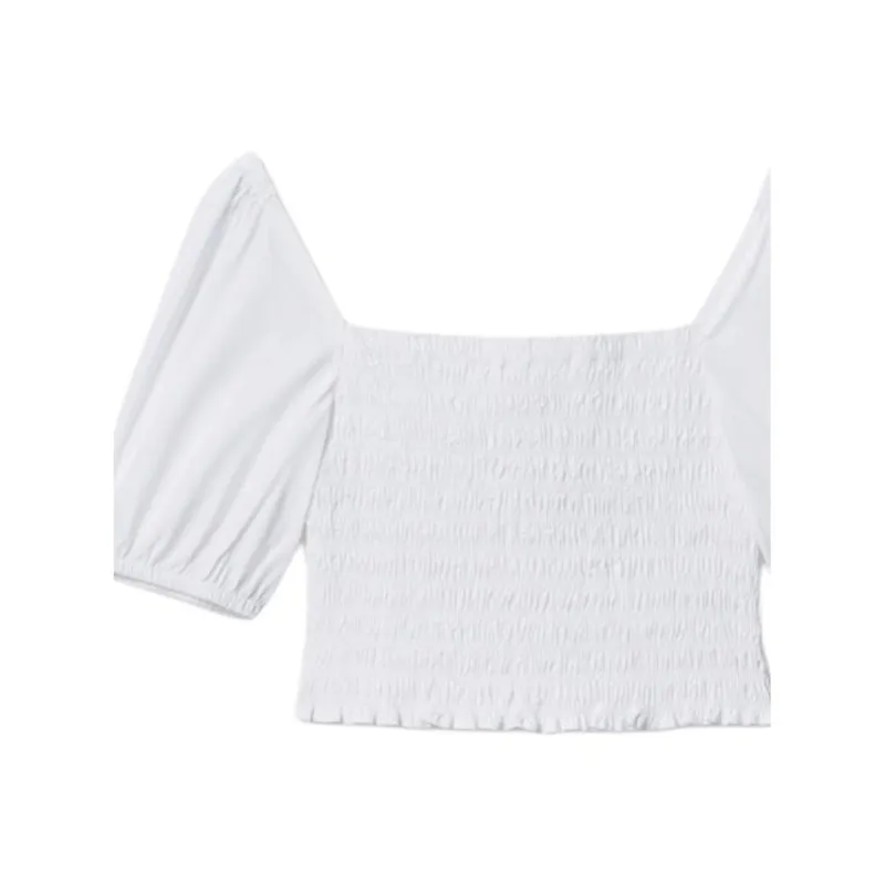 MICHAEL KORS SS25 Crop Top Women's White-1