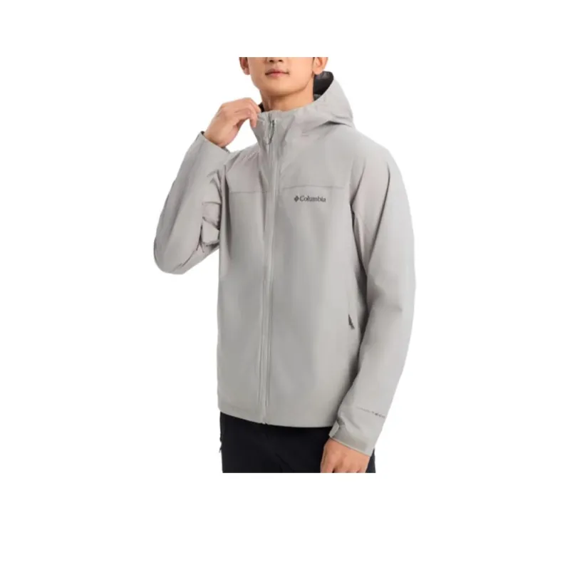 Columbia Water Resistant Windbreaker Jacket Men's Gray-0