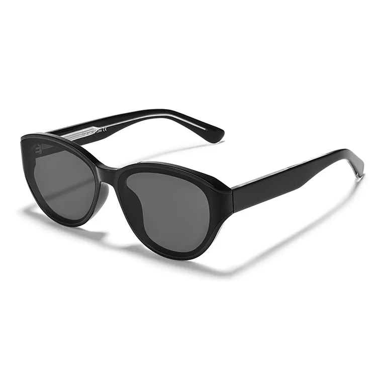 Sagawa TR/Memory Plastic Plate Frame Cat Eye Sunglasses Unisex-6
