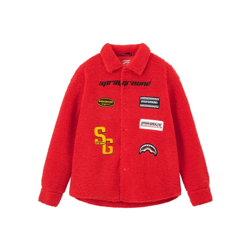 SPRAYGROUND Velvet Jackets Unisex-17