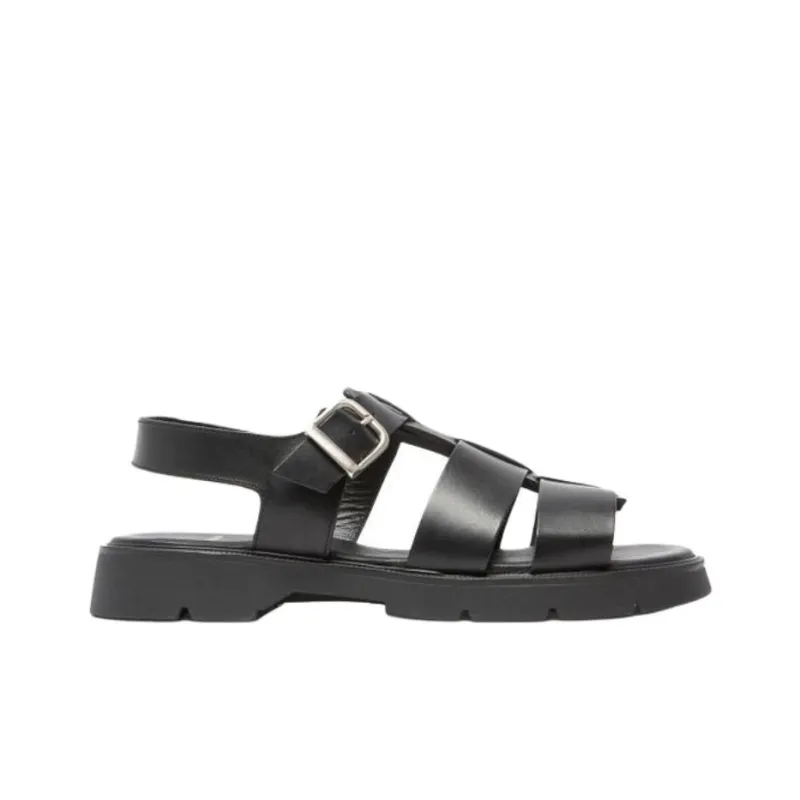 KLEMAN CLEON MANUFACTURE BALLAST VGT Roman Sandals 3cm Women's Black-1