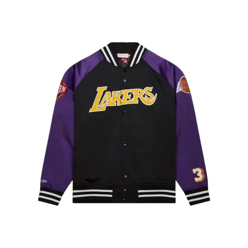 Mitchell & Ness Jackets Coats Men's Black/Purple