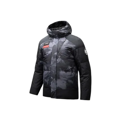 Anta Variety Training Collection Down Jacket Men's Basic Black/Full Coverage/Basic Black