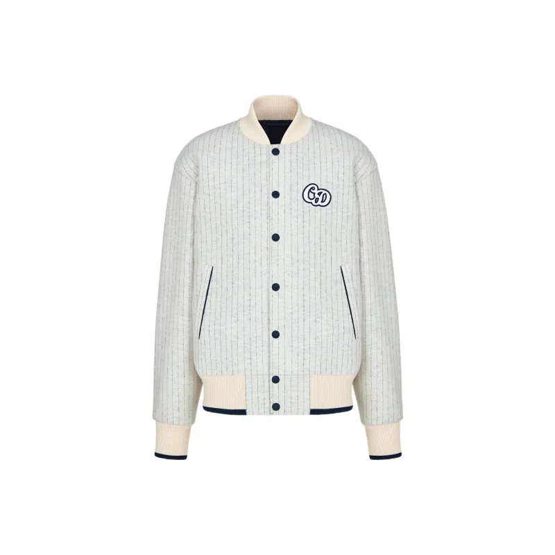 DIOR Quarterly New Products Baseball Jerseys Men White-0