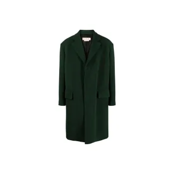 MARNI Soft Wool Felt 3 Button Long Coat