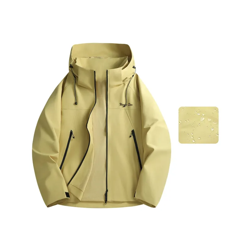 Warrior Lace Up Waterproof And Windproof Windbreaker Jacket Unisex-65