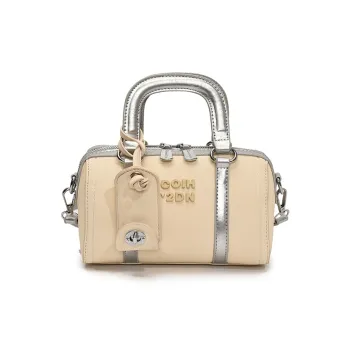 Wenpercy PU One Shoulder Handbag Women's Beige