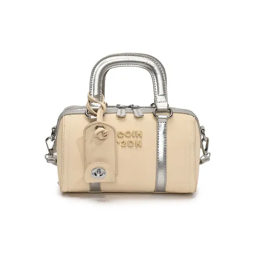 Wenpercy PU One Shoulder Handbag Women's Beige