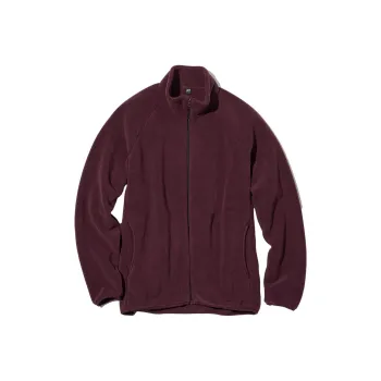 UNIQLO Velvet Jackets Unisex Burgundy-19