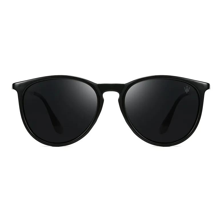 Maserati Plate And Metal Irregular Shape Sunglasses Unisex-3