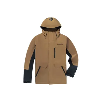 Columbia SOUTH GATE 2 Water Resistant Windproof Warm Heat Reflective Windbreaker Jacket Men's Brown