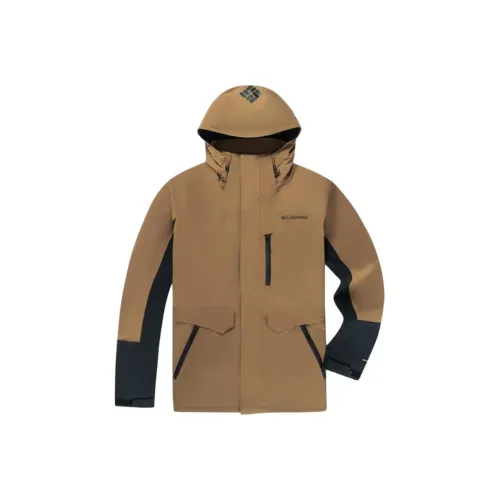 Columbia SOUTH GATE 2 Water Resistant Windproof Warm Heat Reflective Windbreaker Jacket Men's Brown