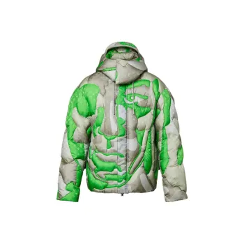 LOUIS VUITTON Patchworked Portrait Puffer Blouson