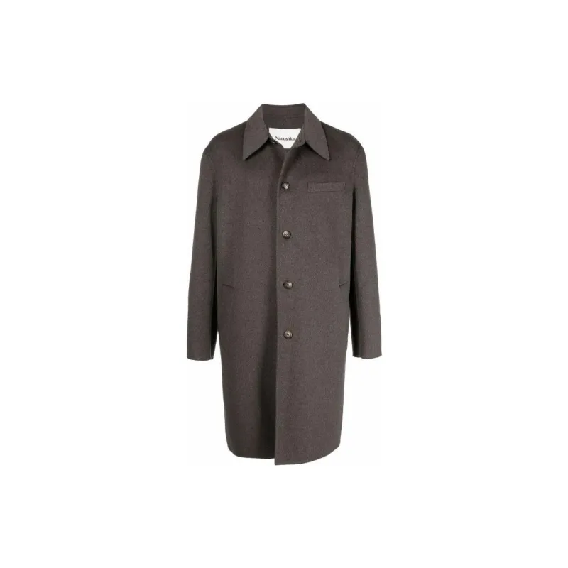 NANUSHKA Coats Men Gray-0