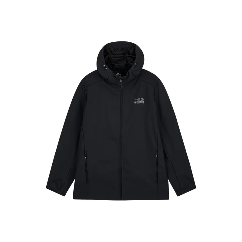 361° Windproof Windbreaker Jacket Men's Super Black-0