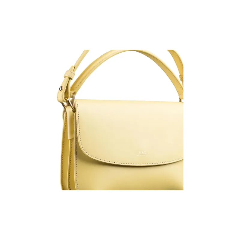 A.P.C Sarah Logo Detailed Mini Shoulder Bag-4