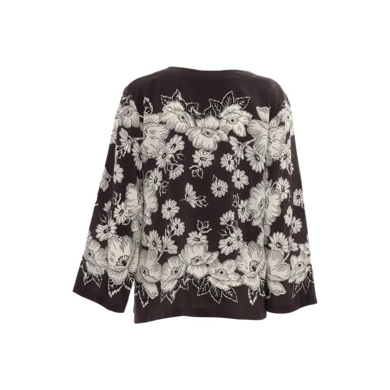 PAROSH Shirts Women's Brown-1