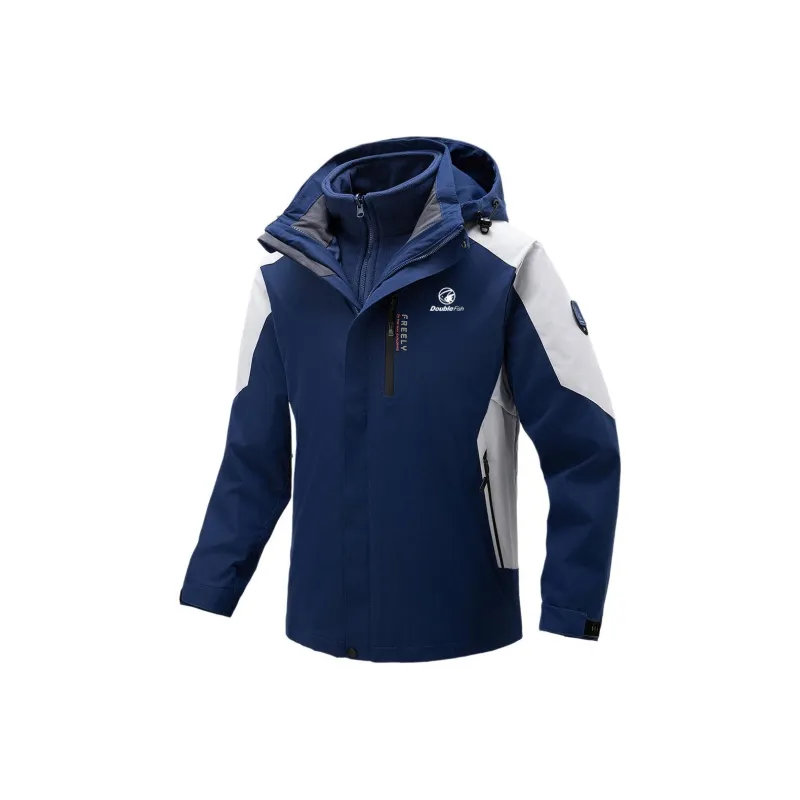 DOUBLEFISH Waterproof And Windproof Windbreaker Jacket Unisex-2